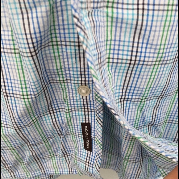 Michael Kors Tailored Fit Button-Front Shirt XL - Picture 7 of 8